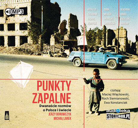 BOROWCZYK JERZY, LAREK MICHAŁ - PUNKTY ZAPALNE. DWANAŚCIE ROZMÓW O POLSCE I ŚWIECIE. okładka ksiązki audio