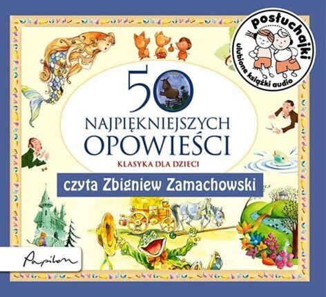50 NAJPIĘKNIEJSZYCH OPOWIEŚCI. okładka książki audio