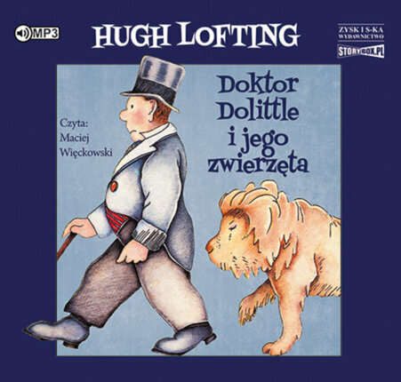 LOFTING HUGH - DOKTOR DOLITTLE 1. DOKTOR DOLITTLE I JEGO ZWIERZĘTA. okładka ksiązki audio