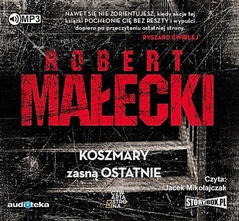 MAŁECKI ROBERT - MAREK BENER 3. KOSZMARY ZNIKNĄ OSTATNIE. okładka książki audio