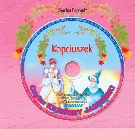PERRAULT CHARLES - KOPCIUSZEK. okładka książki audio