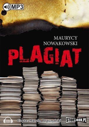 NOWAKOWSKI MAURYCY - PLAGIAT. okładka książki audio