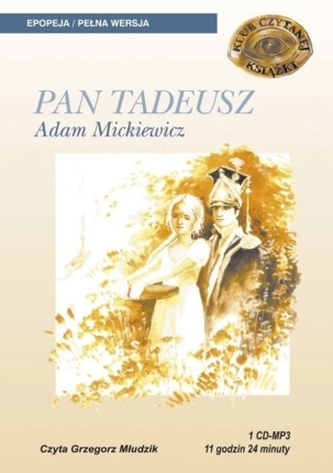 MICKIEWICZ ADAM - PAN TADEUSZ. okładka książki audio
