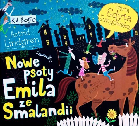 LINDGREN ASTRID - EMIL ZE SMALANDII 2. NOWE PSOTY EMILA ZE SMALANDII. okładka książki audio