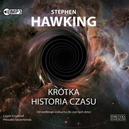 HAWKING STEPHEN - KRÓTKA HISTORIA CZASU. okładka książki audio