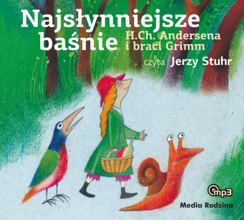 ANDERSEN HANS CHRISTIAN, GRIMM JAKUB, GRIMM WILHELM - NAJSŁYNNIEJSZE BAŚNIE. okładka książki audio