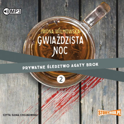 WILMOWSKA IWONA - PRYWATNE ŚLEDZTWO AGATY BROK 2. GWIAŹDZISTA NOC. okładka książki audio