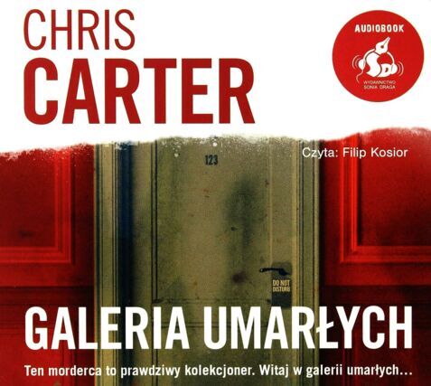 CARTER CHRIS - ROBERT HUNTER 9. GALERIA UMARŁYCH. okładka książki audio