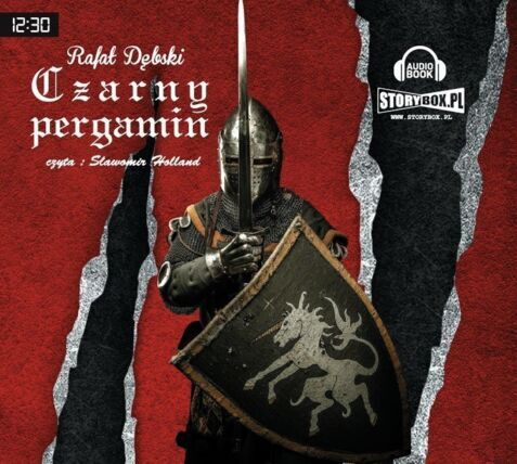 DĘBSKI RAFAŁ - CZARNY PERGAMIN. okładka książki audio