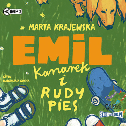 KRAJEWSKA MARTA - EMIL, KANAREK I RUDY PIES. okładka książki audio