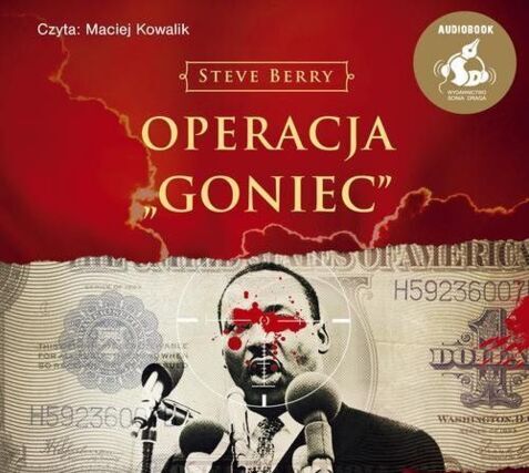 BERRY STEVE – COTTON MALONE 13. OPERACJA GONIEC. okładka książki audio