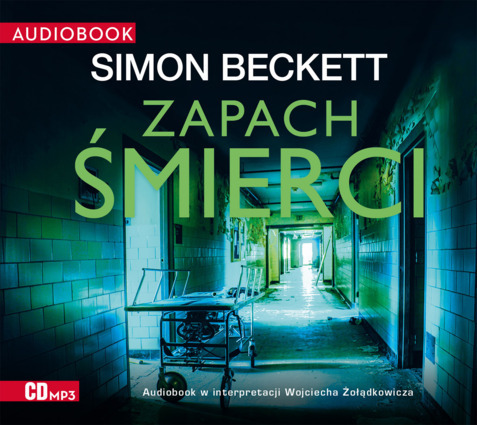 BECKETT SIMON - DAVID HUNTER 6. ZAPACH ŚMIERCI. okładka książki audio.