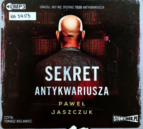 JASZCZUK PAWEŁ - SEKRET ANTYKWARIUSZA. okładka ksiązki audio