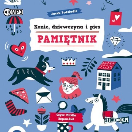PODSIADŁO JACEK - KONIE, DZIEWCZYNA I PIES. PAMIĘTNIK. okładka książki audio