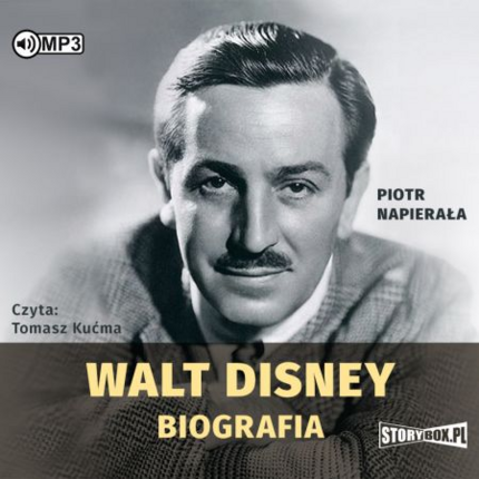 NAPIERAŁA PIOTR - WALT DISNEY. BIOGRAFIA. okładka książki audio