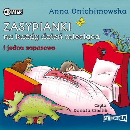 ONICHIMOWSKA ANNA - ZASYPIANKI NA KAŻDY DZIEŃ MIESIĄCA I JEDNA ZAPASOWA. okładka książki audio