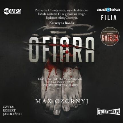 CZORNYJ MAX - KOMISARZ ERYK DERYŁO 2. OFIARA. okładka książki audio