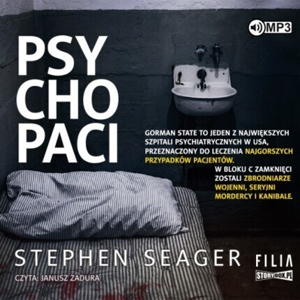 SEAGER STEPHEN - PSYCHOPACI. okładka książki audio