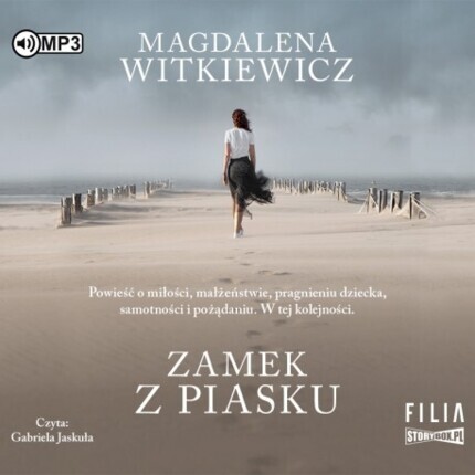WITKIEWICZ MAGDALENA - ZAMEK Z PIASKU. okładka książki audio