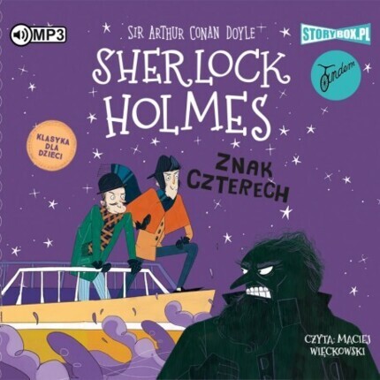 DOYLE ARTHUR CONAN – SHERLOCK HOLMES 2. ZNAK CZTERECH. okładka książki audio