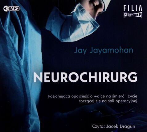 JAYAMOHAN JAY - NEUROCHIRURG. okładka książki audio