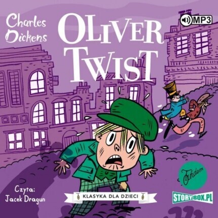 DICKENS CHARLES - OLIVER TWIST. okładka książki audio