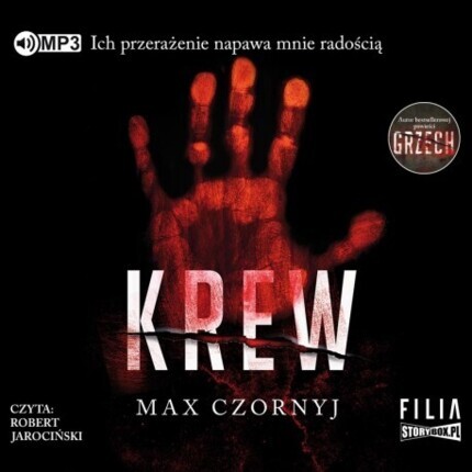 CZORNYJ MAX – KOMISARZ ERYK DERYŁO 8. KREW. okładka książki audio
