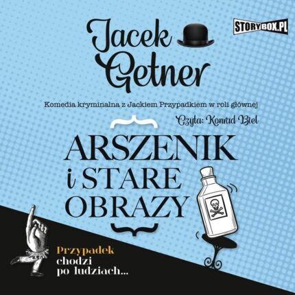 GETNER JACEK - DETEKTYW JACEK PRZYPADEK 1. ARSZENIK I STARE OBRAZY. okladka książki audio