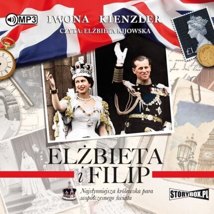 KIENZLER IWONA - ELŻBIETA I FILIP. okładka książki audio