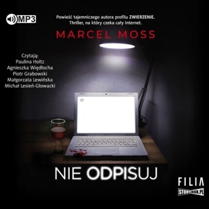 MOSS MARCEL - TRYLOGIA HEJTERSKA 1. NIE ODPISUJ. okładka książki audio