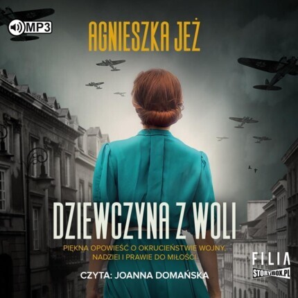 JEŻ AGNIESZKA - DZIEWCZYNA Z WOLI. okładka książki audio