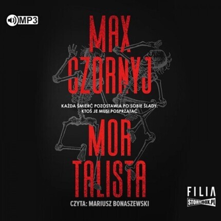 CZORNYJ MAX - HONORIUSZ MOND 1. MORTALISTA. okładka książki audio