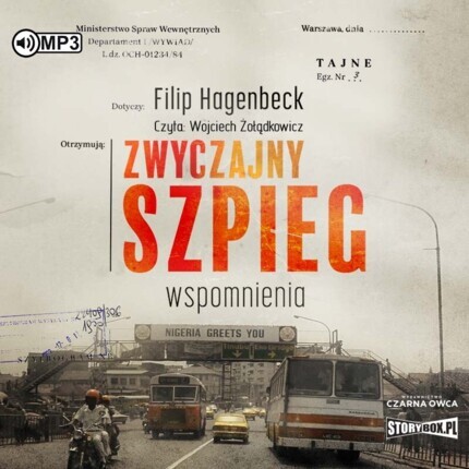 HAGENBECK FILIP - ZWYCZAJNY SZPIEG. WSPOMNIENIA. okładka książki audio
