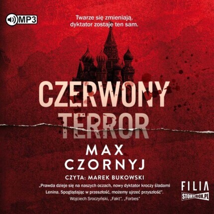 CZORNYJ MAX - CZERWONY TERROR. okładka książki audio