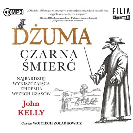 KELLY JOHN - DŻUMA. CZARNA ŚMIERĆ. okładka książki audio