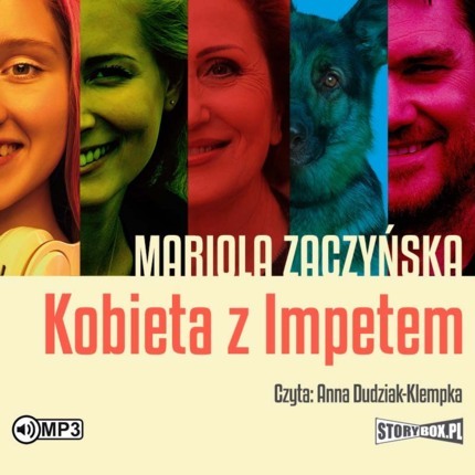 ZACZYŃSKA MARIOLA - KOBIETA Z IMPETEM. okładka książki audio