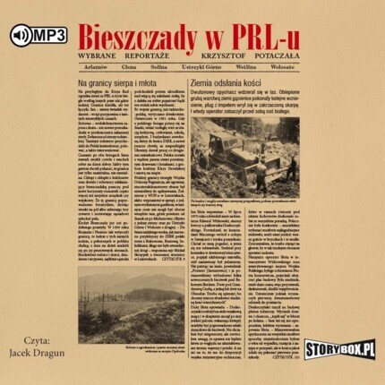 POTACZAŁA KRZYSZTOF - BIESZCZADY W PRL-u. WYBRANE REPORTAŻE. okładka książki audio
