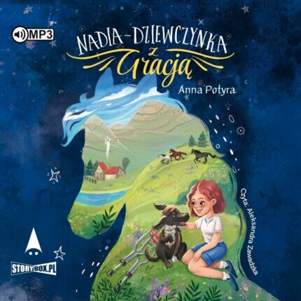 POTYRA ANNA - NADIA. DZIEWCZYNKA Z GRACJĄ. okładka książki audio