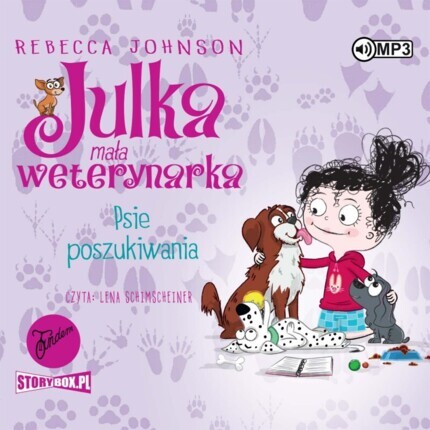 JOHNSON REBECCA - JULKA, MAŁA WETERYNARKA 7. PSIE POSZUKIWANIA. okładka ksiązki audio