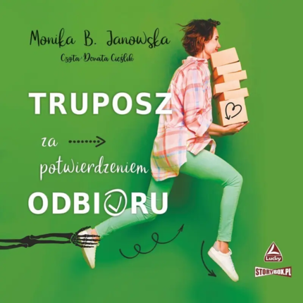 JANOWSKA MONIKA B. - TRUPOSZ ZA POTWIERDZENIEM ODBIORU. Okładka książki audio