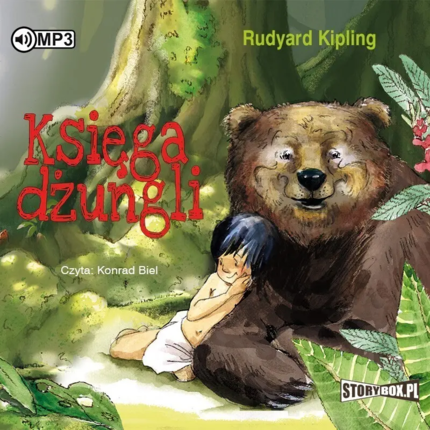 KIPLING RUDYARD - KSIĘGA DŻUNGLI. Okładka książki audio