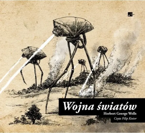 WELLS HERBERT GEORGE - WOJNA ŚWIATÓW. Okładka książki audio