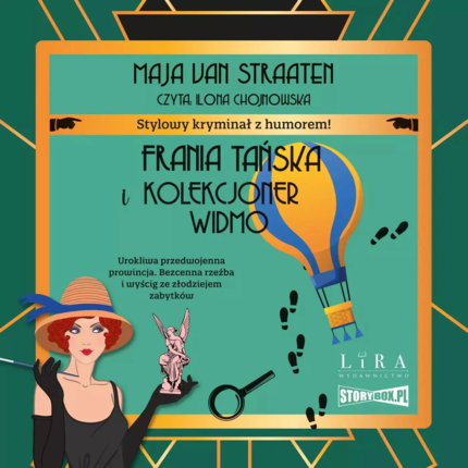 VAN STRAATEN MAJA - FRANIA TAŃSKA. FRANIA TAŃSKA I KOLEKCJONER WIDMO. Okładka książki audio