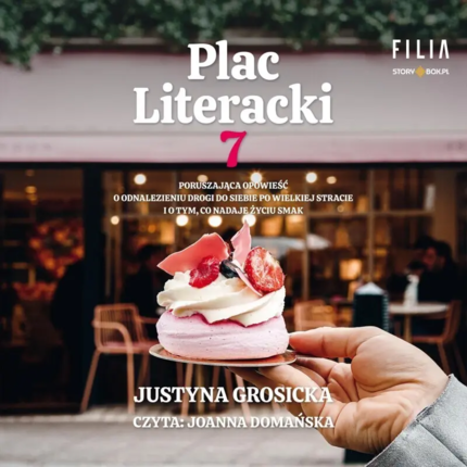 GROSICKA JUSTYNA - PLAC LITERACKI 7. Okładka książki audio
