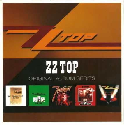 ZZ TOP - Original Album Series: Rio Grande Mud, Tres Hombres, Fandango!, Degüello, Eliminator. Okładka płyty