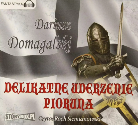 Domagalski Dariusz - Delikatne uderzenie pioruna, okładka ksiązki audio