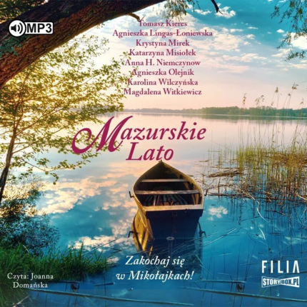 Mazurskie lato. okładka książki audio