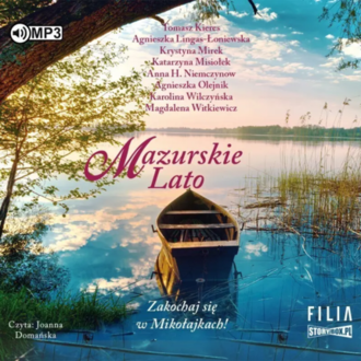 Mazurskie lato. okładka książki audio