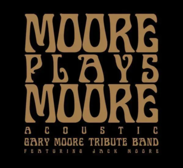 GARY MOORE TRIBUTE BAND feat. MOORE JACK - Moore Plays Moore Acoustic. Okładka płyty