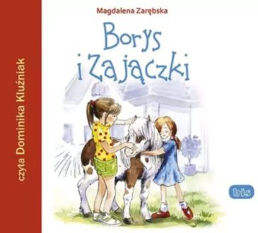 Zarębska Magdalena - Borys i zajączki. okładka książki audio